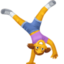 Facebook WOMAN CARTWHEELING