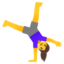 Google WOMAN CARTWHEELING